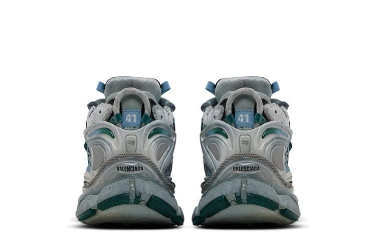 Balenciaga Runner Sneaker White Green Blue