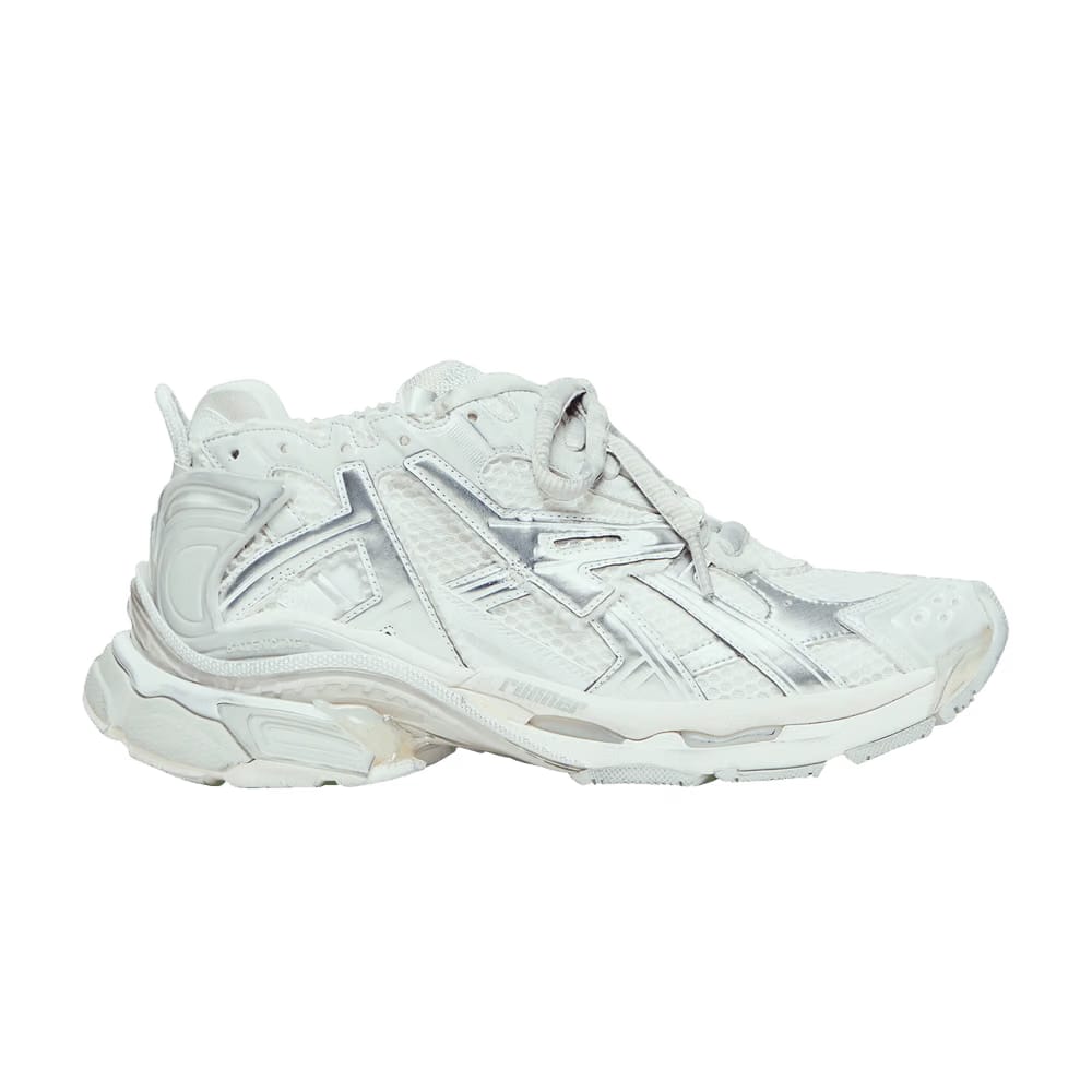 Balenciaga Runner Sneaker White Silver