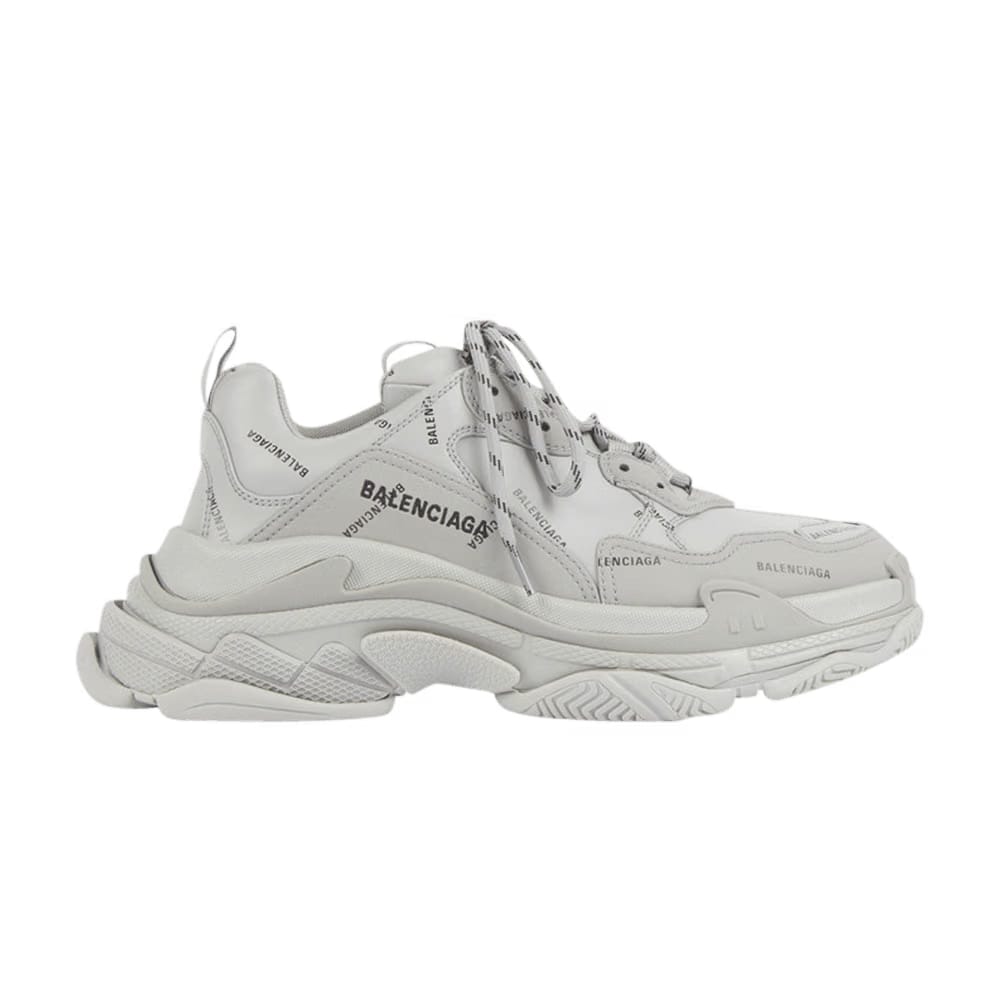 Balenciaga Triple S Sneaker Allover Logo - Grey 2020