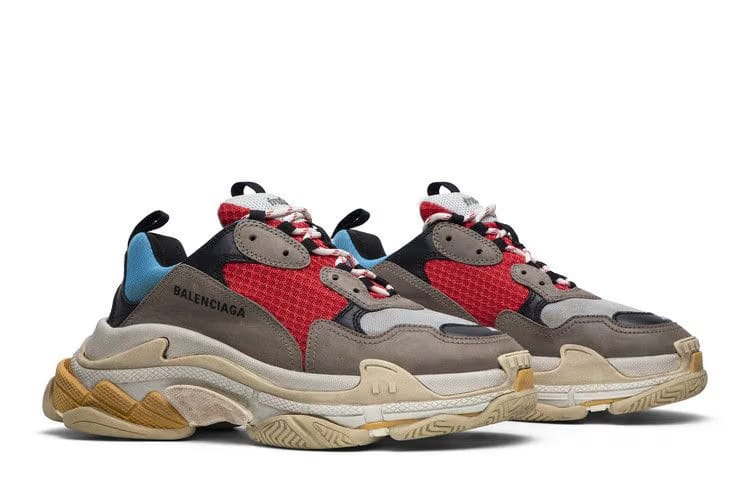 Balenciaga Triple S Sneaker Blue Red 2018