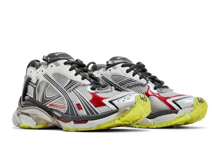 Balenciaga Runner Sneaker Black White Red Fluo Yellow 2023