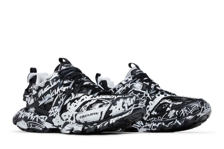 Balenciaga Track Sneaker Graffiti - Black White