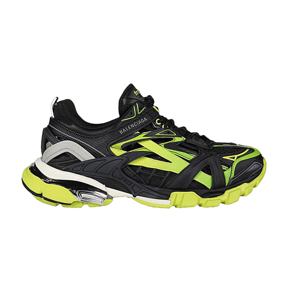 Balenciaga Track.2 Trainer Black Yellow Green