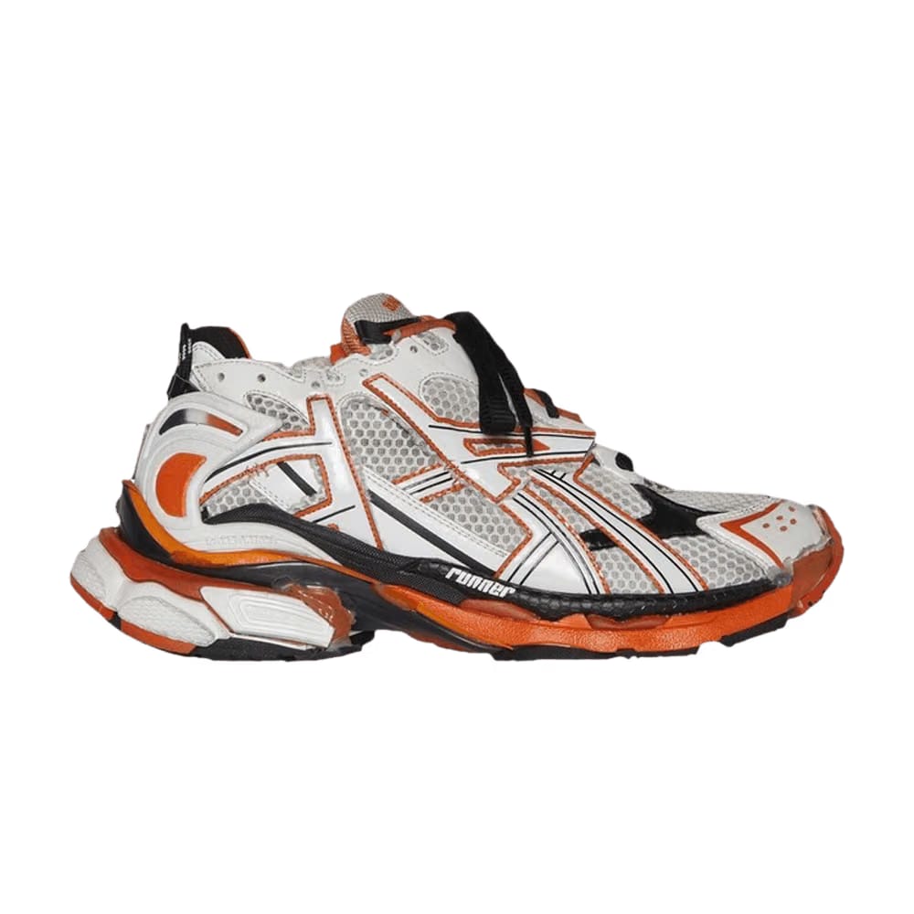 Balenciaga Runner Sneaker White Orange