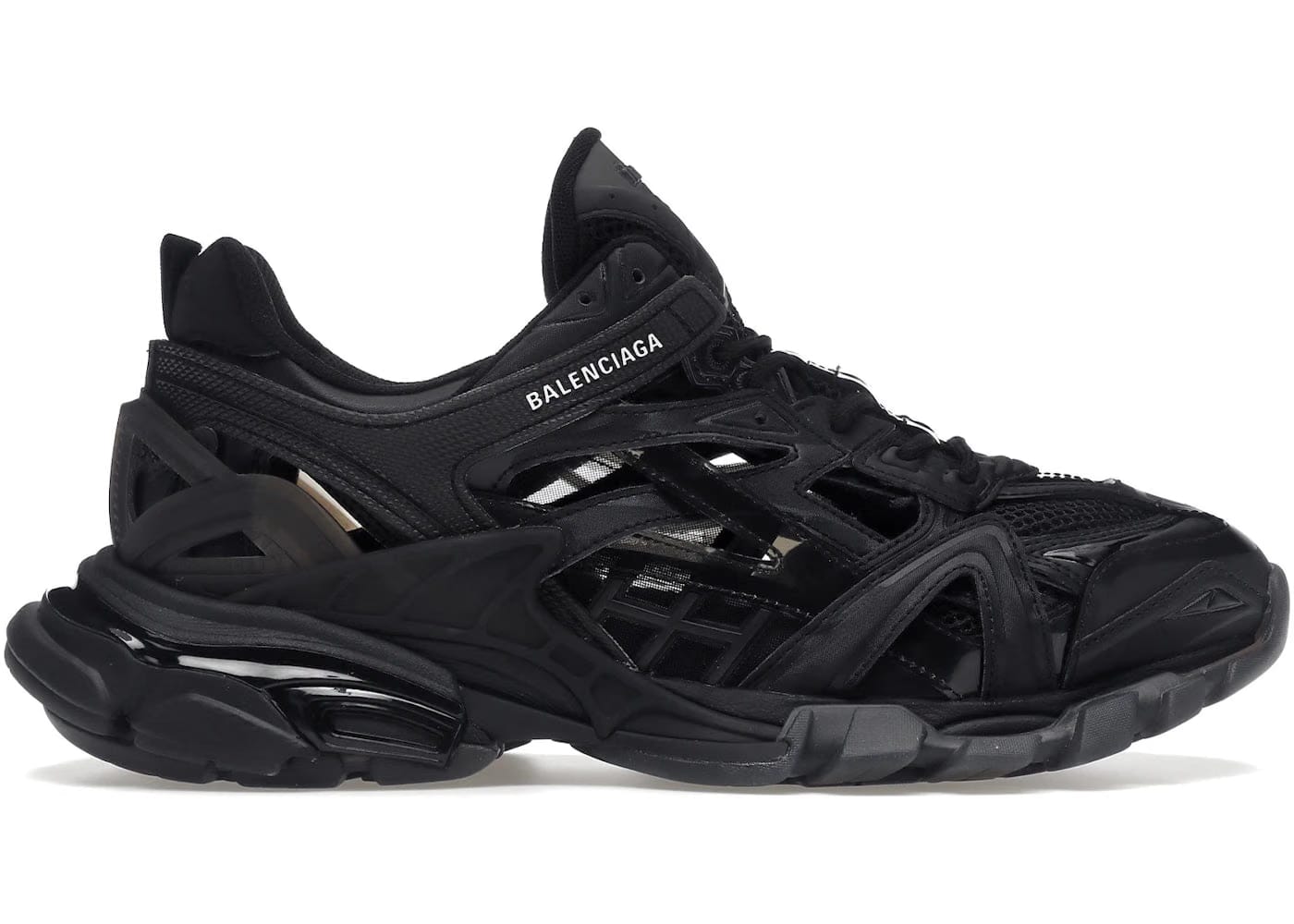 Balenciaga Track.2 Sneaker Clear Sole - Black