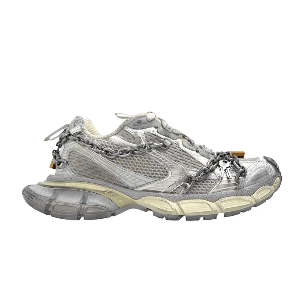 Balenciaga Wmns 3XL Chain Sneaker 'Eggshell Silver Gold'