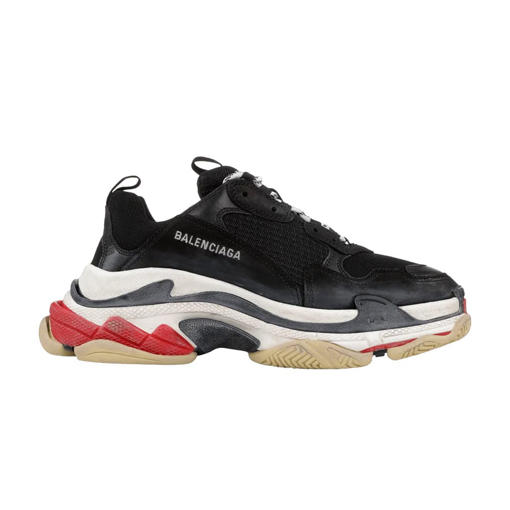 Balenciaga Triple S Sneaker Black Red 2018
