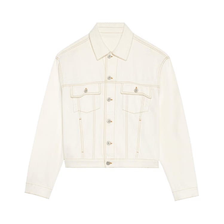 Jacquemus De-Nimes Denim Jacket Off White/Tabac