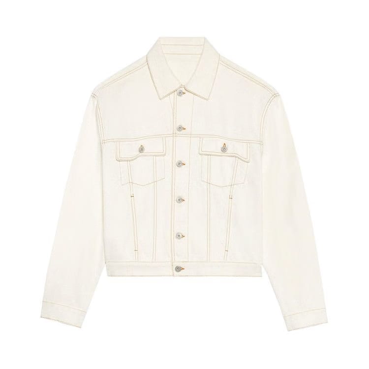Jacquemus De-Nimes Denim Jacket Off White/Tabac