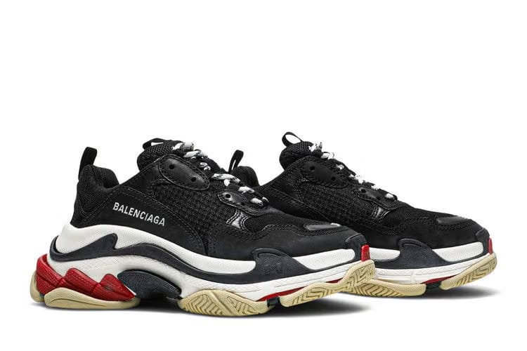 Balenciaga Triple S Black White Red (2018 Reissue)