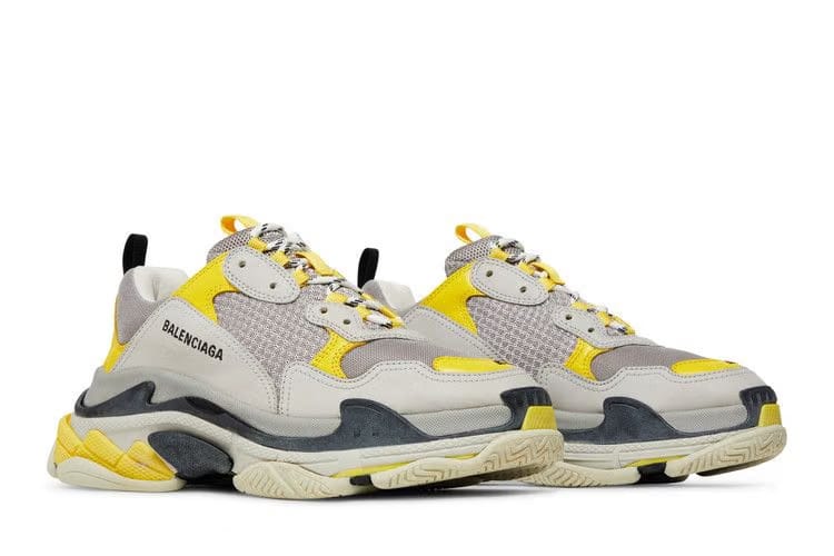 Balenciaga Triple S Sneaker Yellow Grey 2019