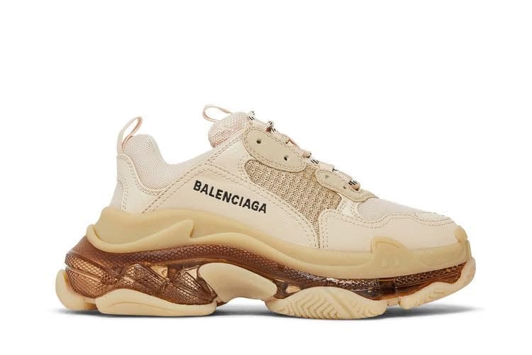 Balenciaga Triple S Clear Sole Beige (Women's)