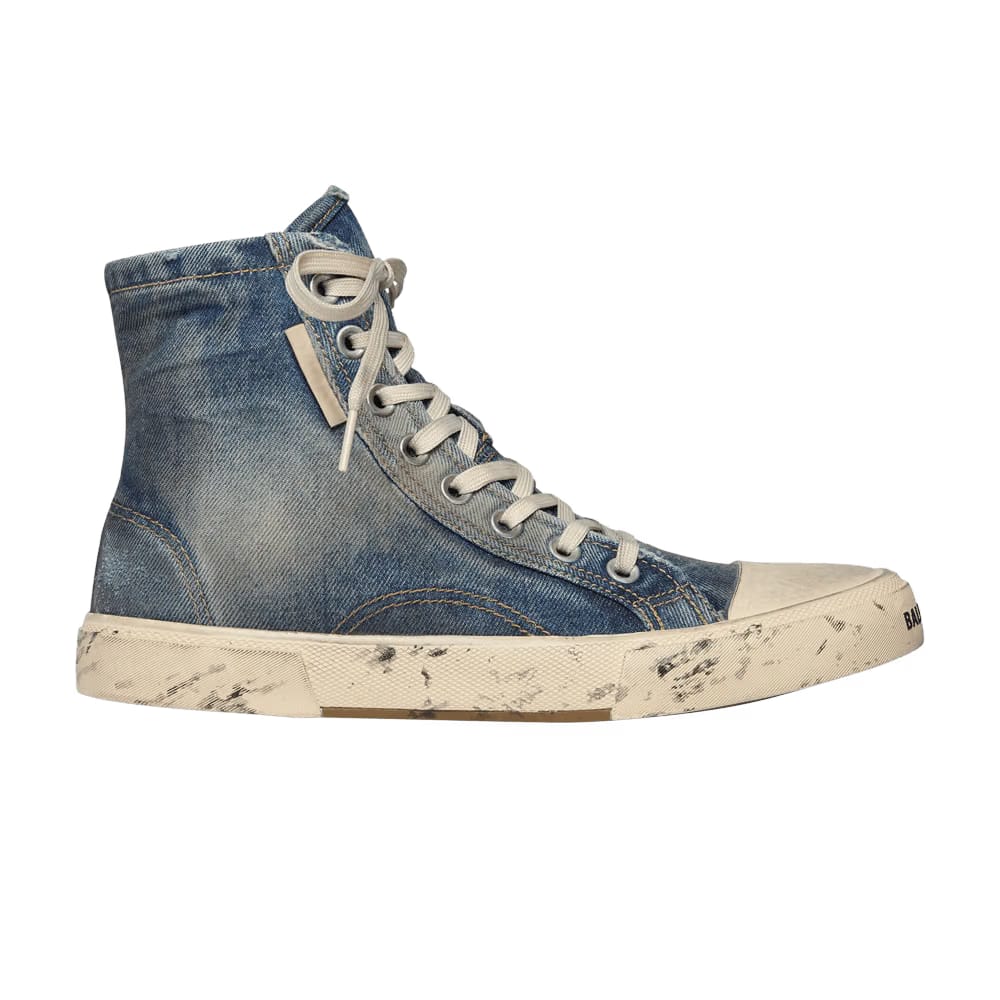 Balenciaga Wmns Paris High 'Destroyed - Denim'