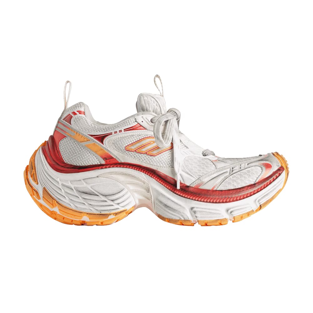 Balenciaga Wmns 10XL Sneaker 'Worn-Out - White Red Orange'