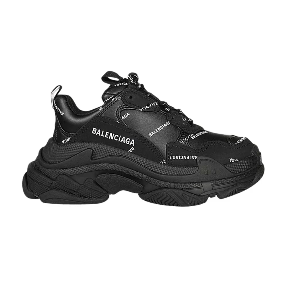 Balenciaga Wmns Triple S Sneaker 'Black Logo'