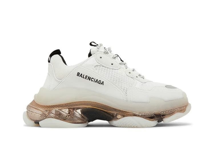 Balenciaga Triple S Sneaker Clear Sole - White Grey
