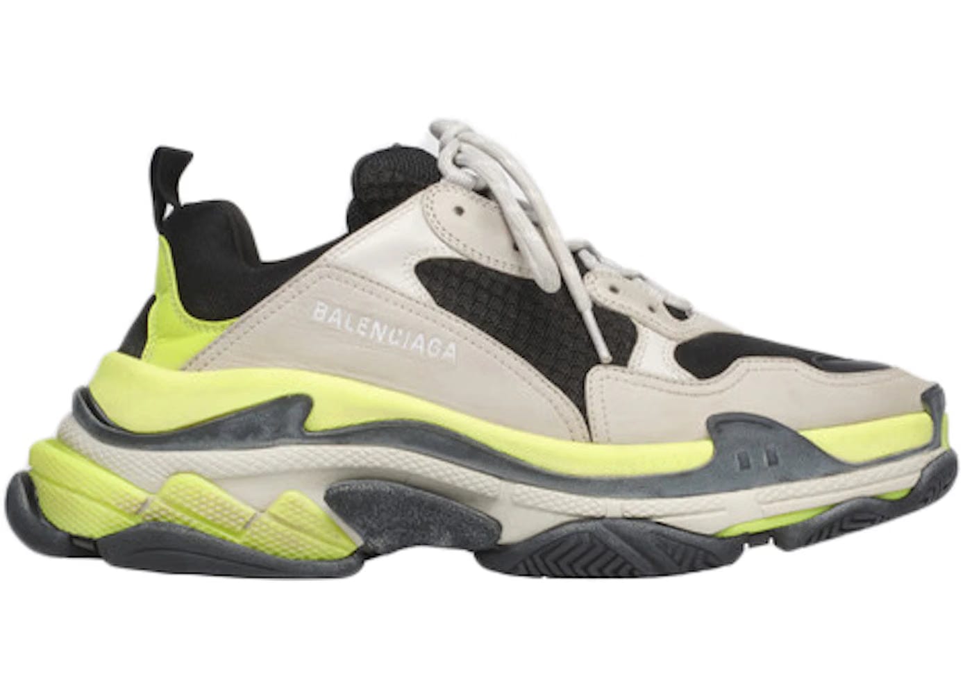 Balenciaga Triple S Sneaker Yellow Grey