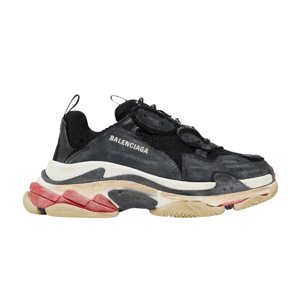 Balenciaga Triple S Sneaker Black Red