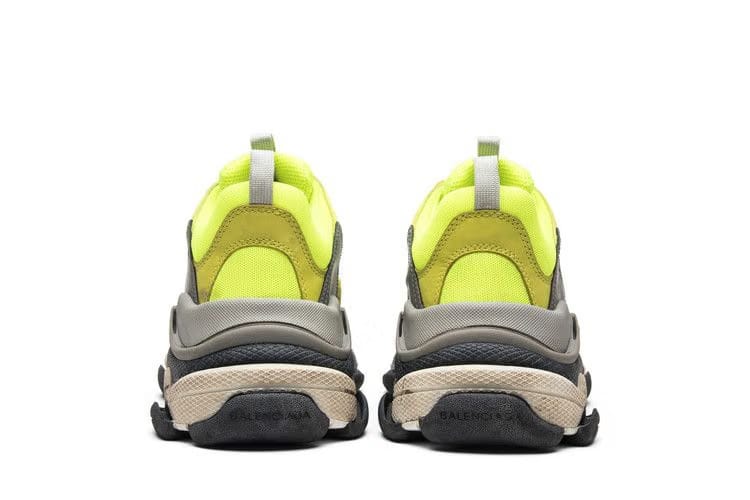 Balenciaga Triple S Sneaker Yellow 2017