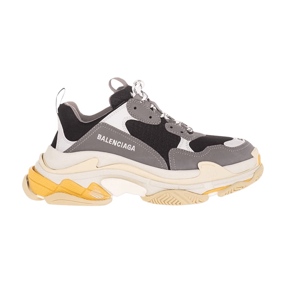 Balenciaga Triple S Sneaker Grey Yellow