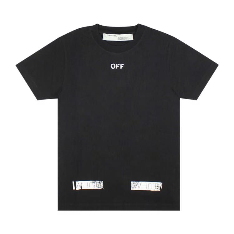 Off-White Diag T-Shirt Black/White