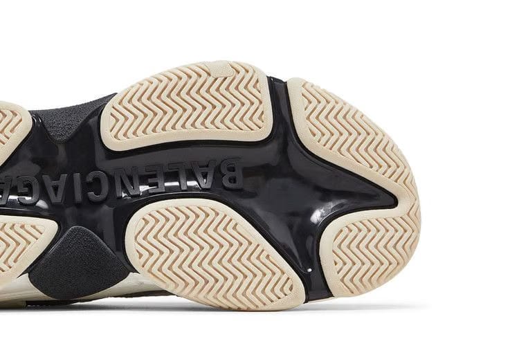 Balenciaga Triple S Sneaker Black White Silver