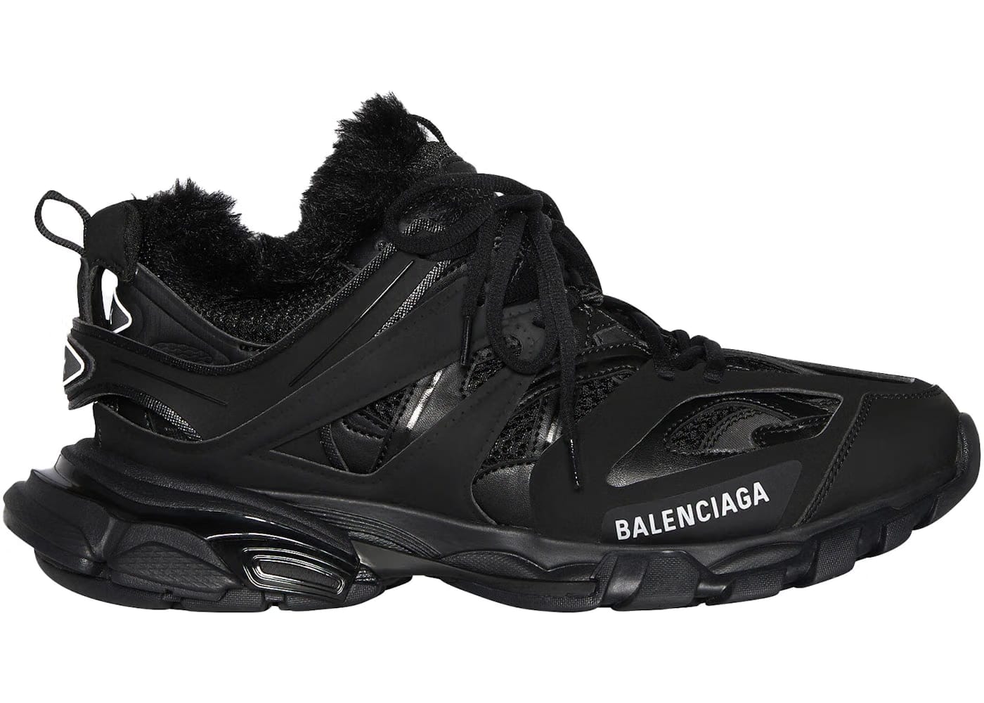 Balenciaga Wmns Track Trainer 'Fake Fur - Black'