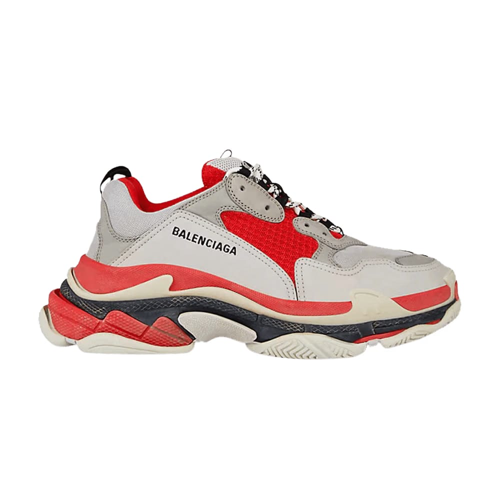 Balenciaga Triple S Sneaker Grey Red
