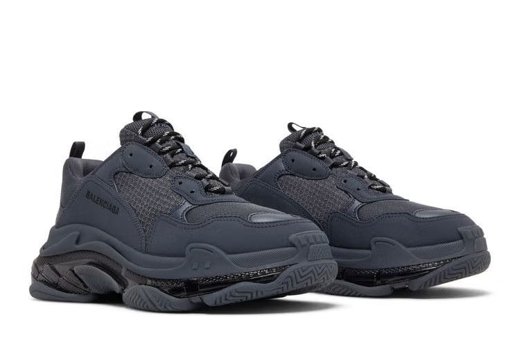 Balenciaga Triple S Sneaker Clear Sole - Ombre Blue
