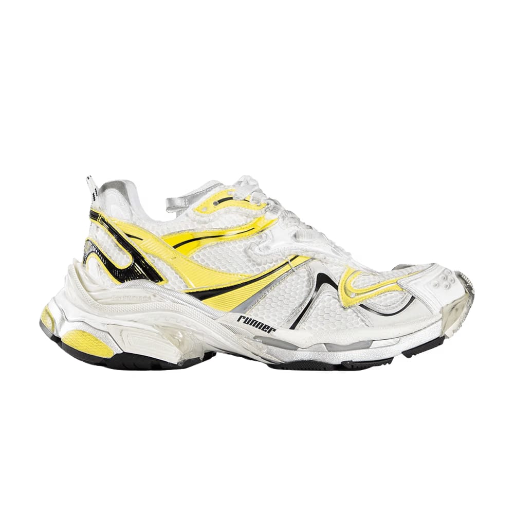 Balenciaga Runner Sneaker Worn-Out - White Yellow