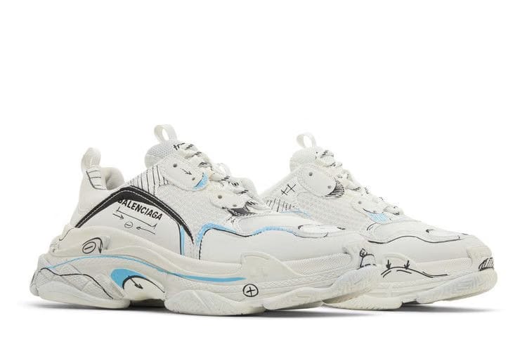 Balenciaga Triple S Sneaker Sketch - White