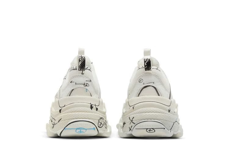 Balenciaga Triple S Sneaker Sketch - White