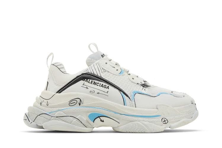 Balenciaga Triple S Sneaker Sketch - White