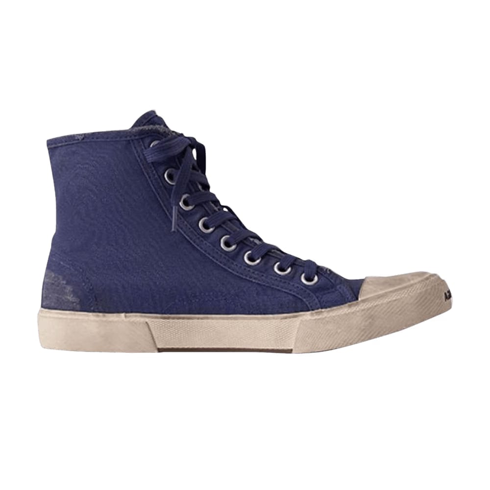 Balenciaga Paris High Destroyed - Indigo