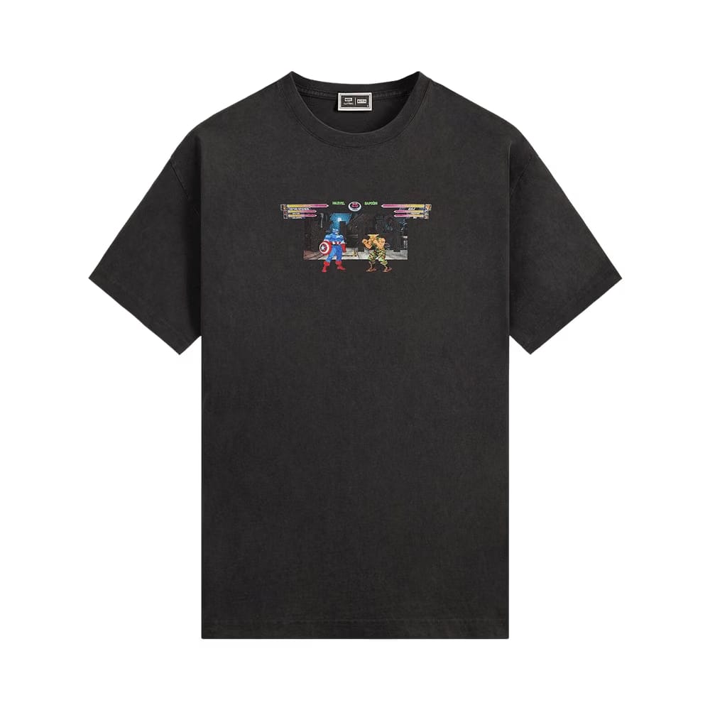 Kith x Marvel vs. Capcom Industrial Vintage T-Shirt Black