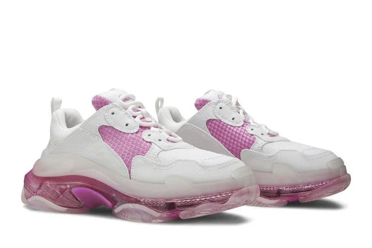 Balenciaga Wmns Triple S Clear Sole Trainer 'White Pink'