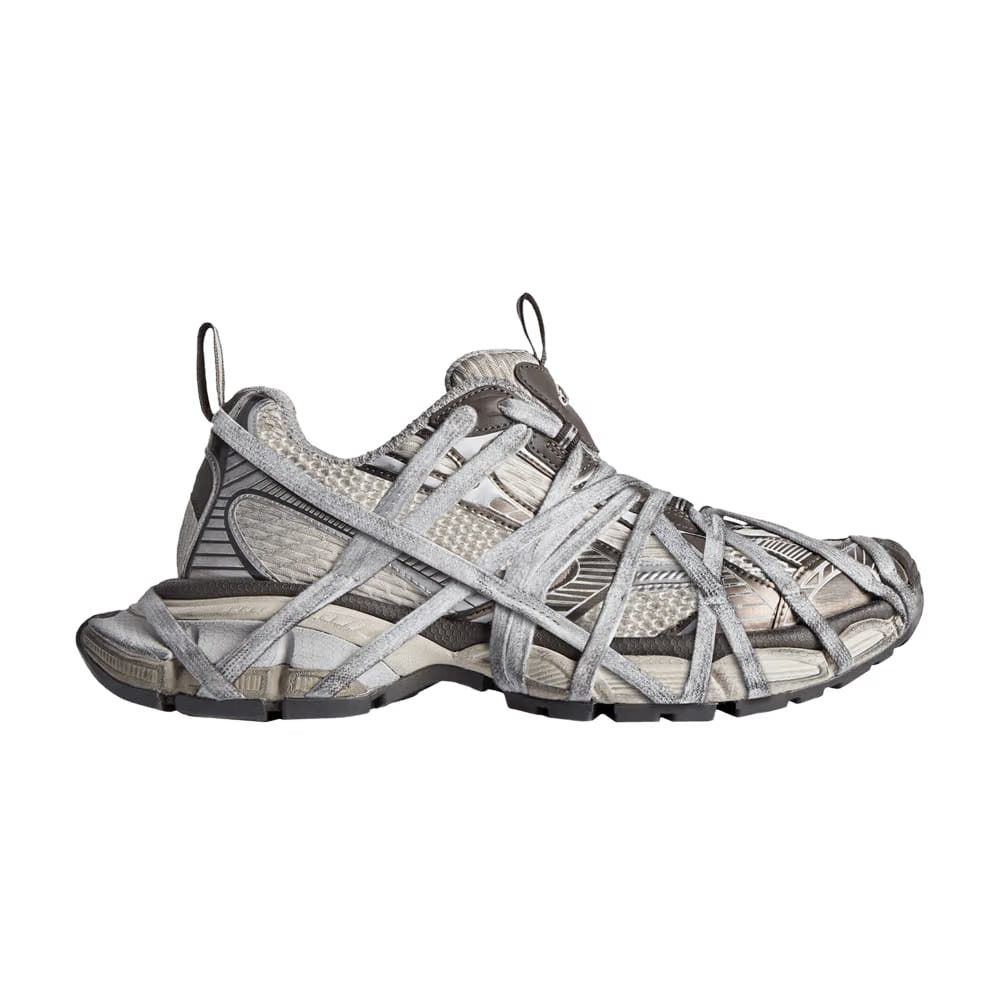Balenciaga 3XL Extreme Lace Sneaker Worn-Out - Brown Grey