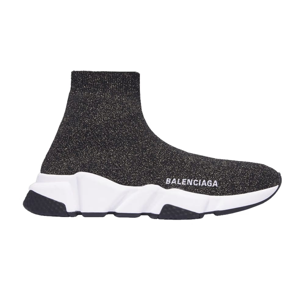 Balenciaga Wmns Speed Trainer High 'Black Gold' 2019