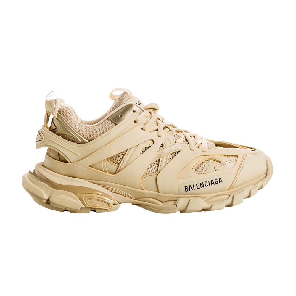 Balenciaga Track Beige Metallic Gold
