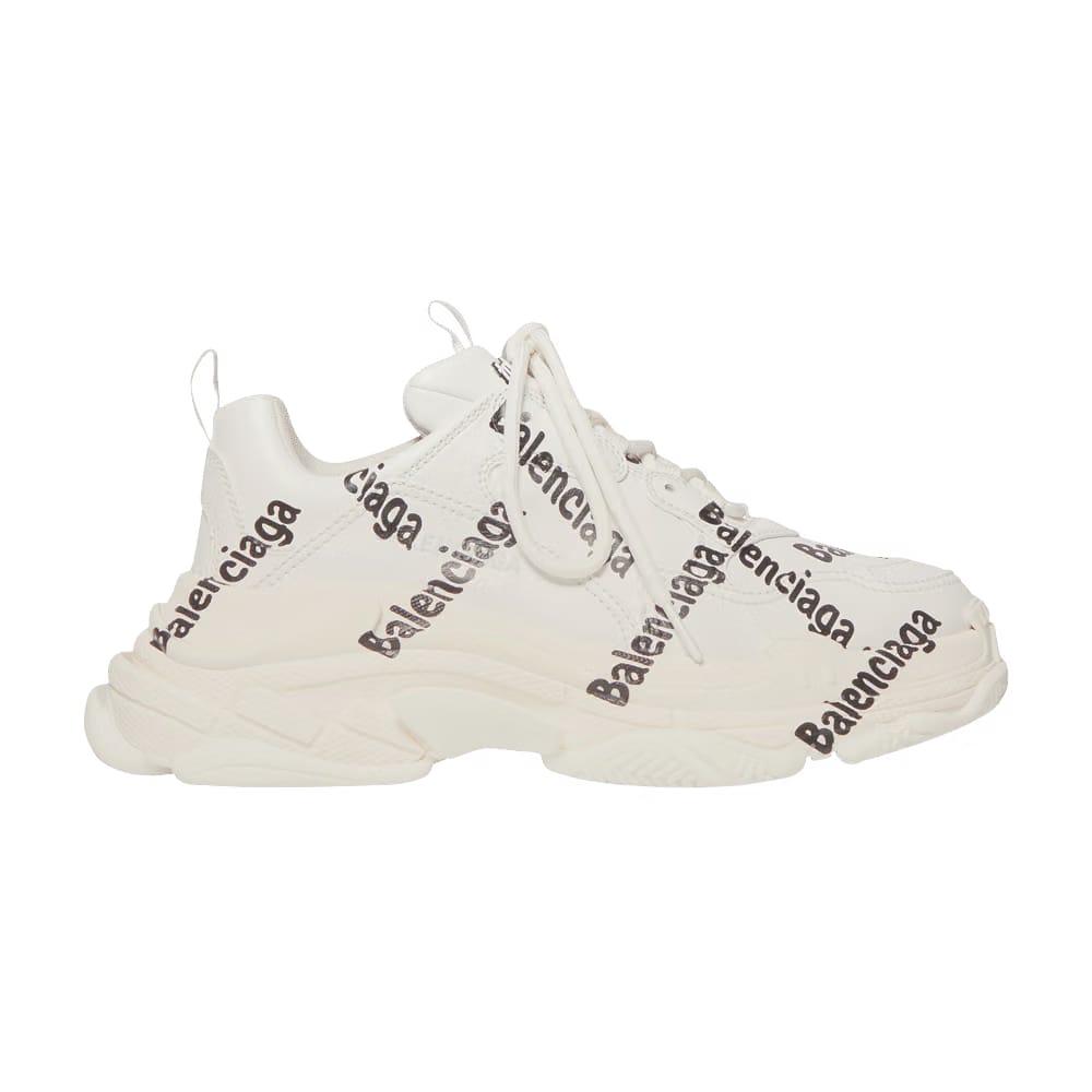 Balenciaga Triple S Logotype - White
