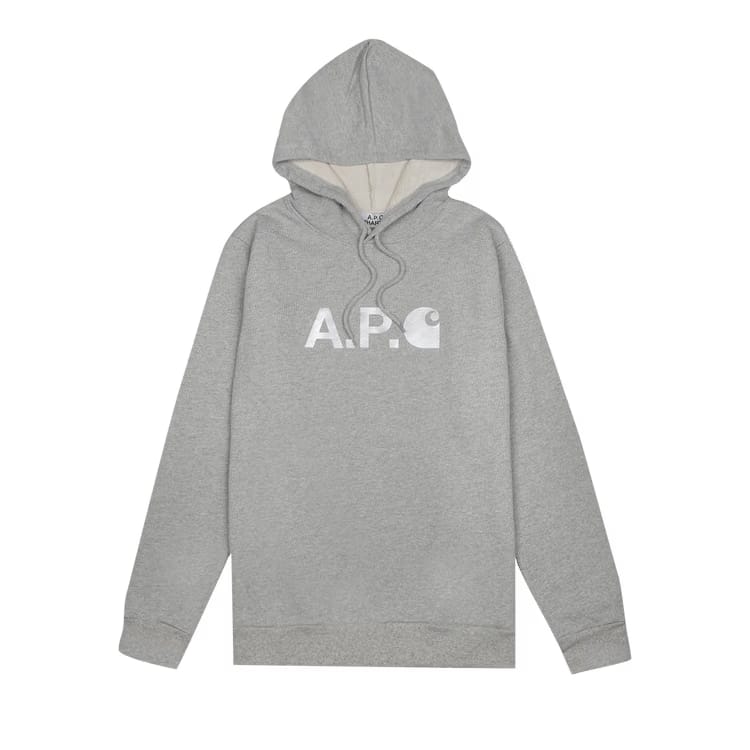 A.P.C. x Carhartt WIP Hoodie Stash Grey
