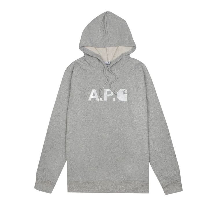 A.P.C. x Carhartt WIP Hoodie Stash Grey