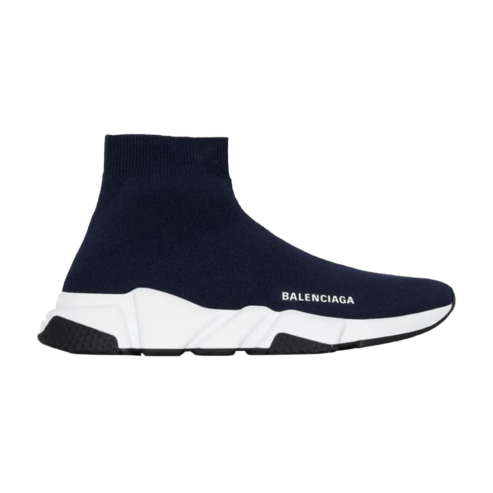 Balenciaga Speed Trainer Navy White Sole