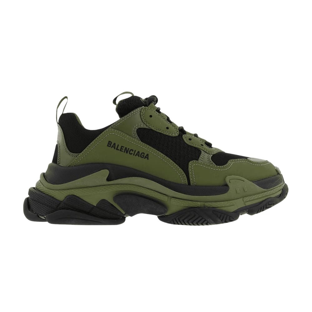 Balenciaga Triple S Sneaker Black Khaki