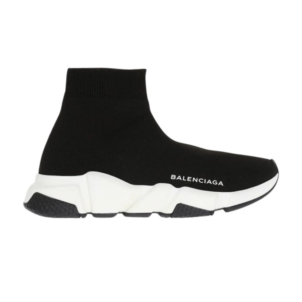 Balenciaga Wmns Speed Trainer Mid 'Black White Black'