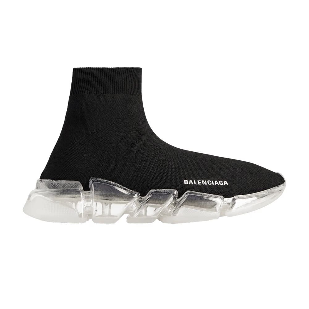 Balenciaga Wmns Speed 2.0 Sneaker 'Full Clear Sole - Black White'
