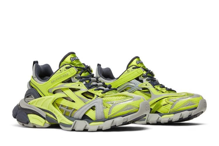Balenciaga Wmns Track.2 Sneaker 'Grey Neon Yellow'