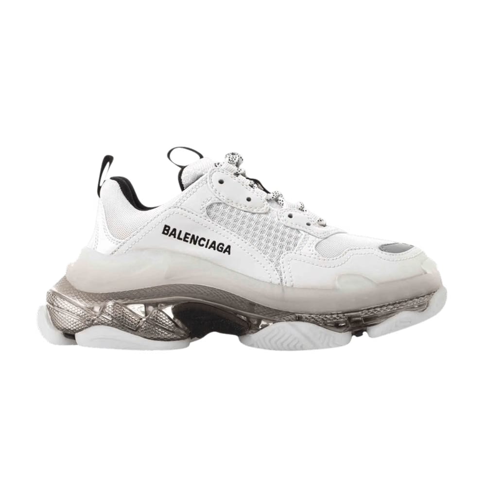 Balenciaga Wmns Triple S Sneaker 'Clear Sole - White Grey'