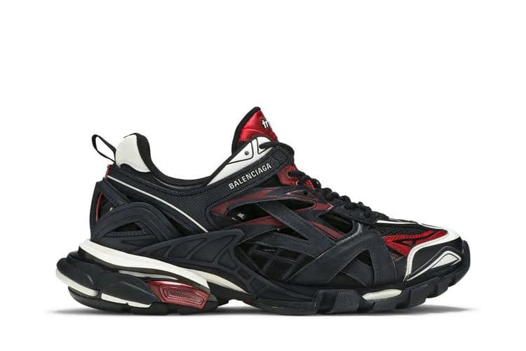 Balenciaga Track.2 Trainer Black Burgundy