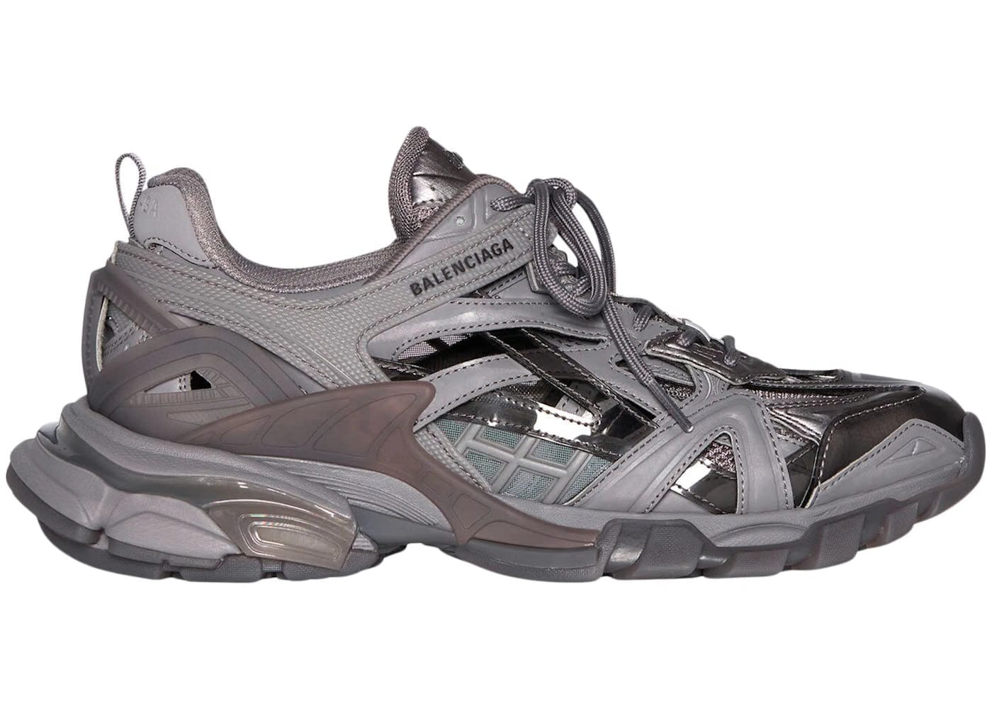 Balenciaga Track.2 Sneaker Clear Sole - Grey